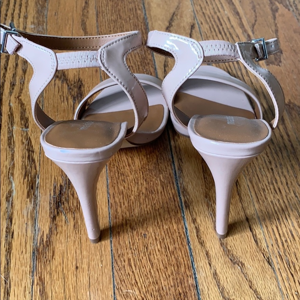Madden Girl Nude Strappy Open Toe Heel - Picture 3 of 6